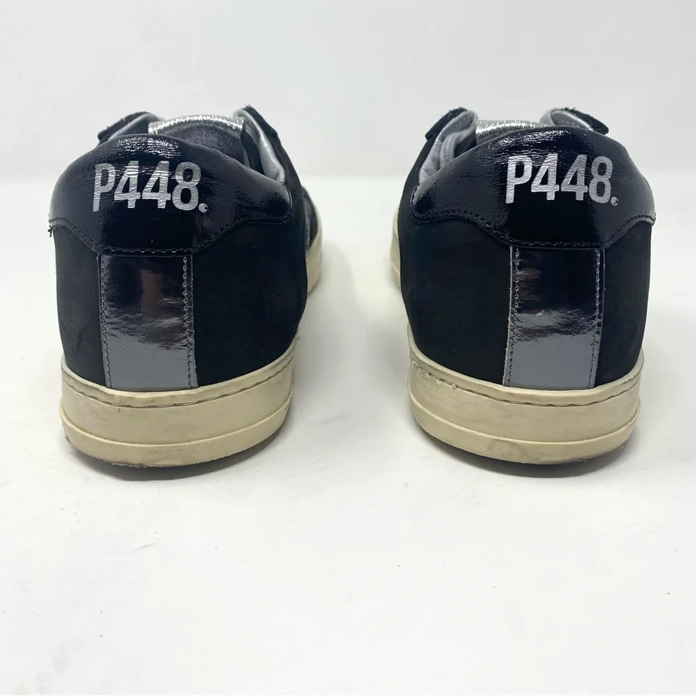 P448 John Sneakers in Blitz Leather and Metallic - Picture 6 of 12